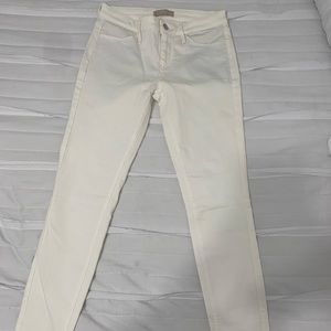 Uniqlo white skinny jeans, size 26x33